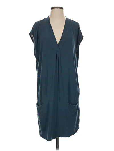 Pre-owned Garnet Hill Casual Dress In Teal