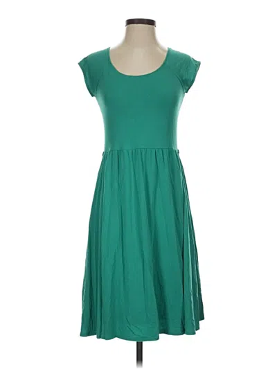Pre-owned Garnet Hill Casual Dress In Teal