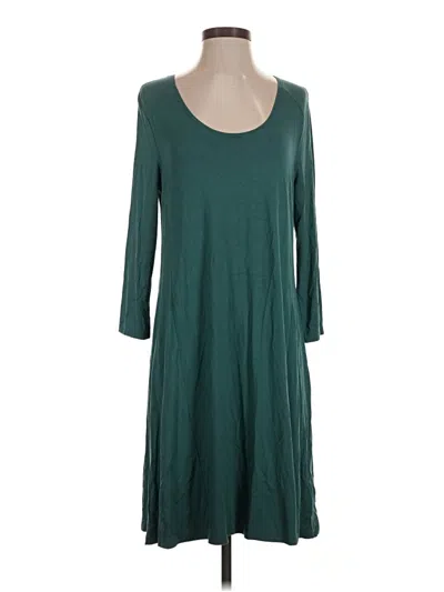 Pre-owned Garnet Hill Casual Dress In Teal