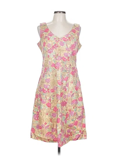 Pre-owned Garnet Hill Casual Dress In Yellow