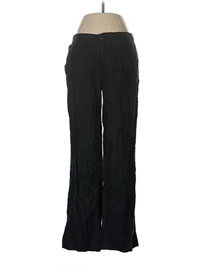 Pre-owned Garnet Hill Casual Pants In Black