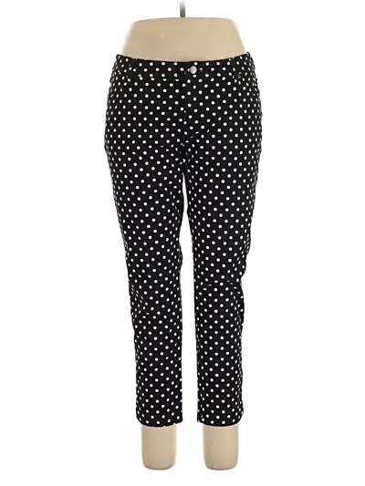 Pre-owned Garnet Hill Casual Pants In Black