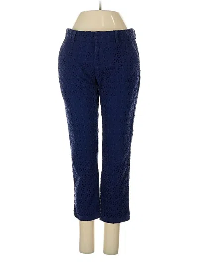 Pre-owned Garnet Hill Casual Pants In Blue