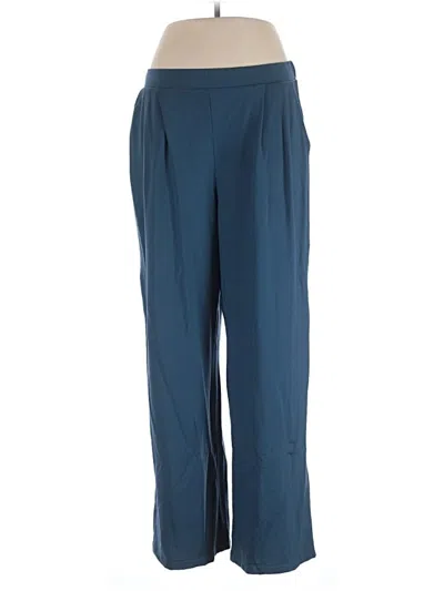 Pre-owned Garnet Hill Casual Pants In Blue