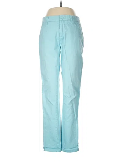 Pre-owned Garnet Hill Casual Pants In Blue