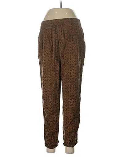 Pre-owned Garnet Hill Casual Pants In Brown