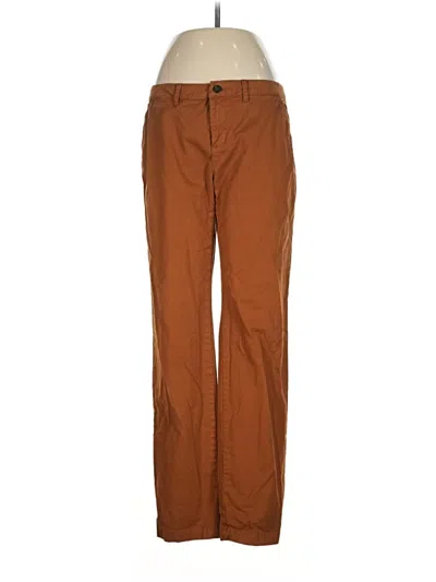 Pre-owned Garnet Hill Casual Pants In Brown