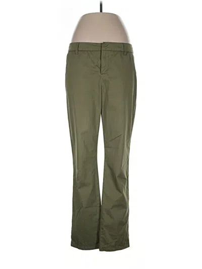 Pre-owned Garnet Hill Casual Pants In Green