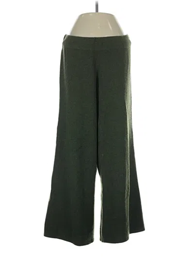 Pre-owned Garnet Hill Casual Pants In Green