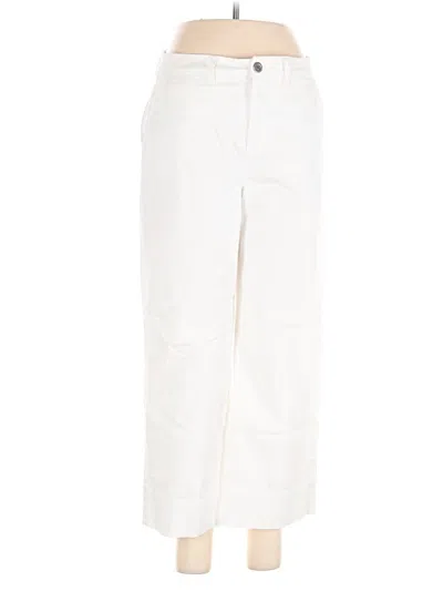 Pre-owned Garnet Hill Casual Pants In Ivory
