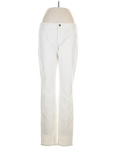 Pre-owned Garnet Hill Casual Pants In Ivory
