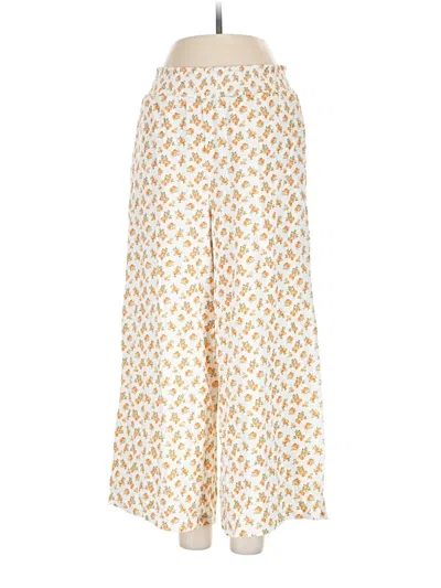 Pre-owned Garnet Hill Casual Pants In Ivory