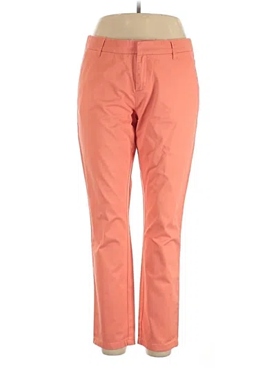 Pre-owned Garnet Hill Casual Pants In Orange