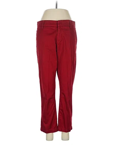 Pre-owned Garnet Hill Casual Pants In Red