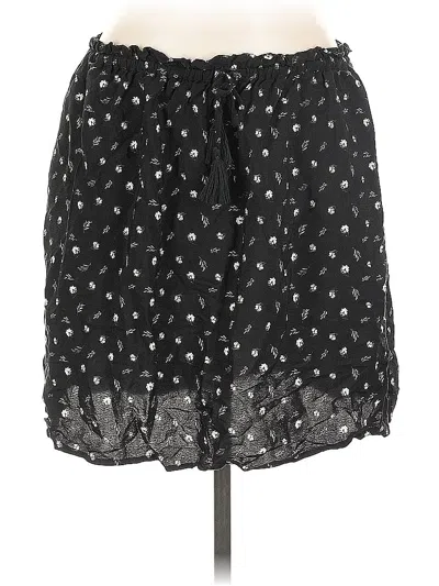 Pre-owned Garnet Hill Casual Skirt In Black