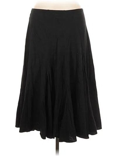 Pre-owned Garnet Hill Casual Skirt In Black