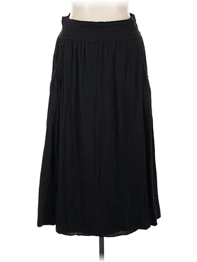 Pre-owned Garnet Hill Casual Skirt In Black