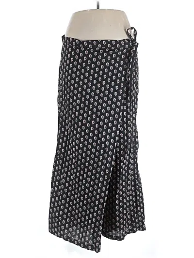 Pre-owned Garnet Hill Casual Skirt In Black