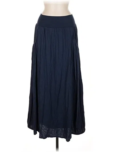 Pre-owned Garnet Hill Casual Skirt In Blue