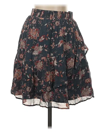 Pre-owned Garnet Hill Casual Skirt In Blue