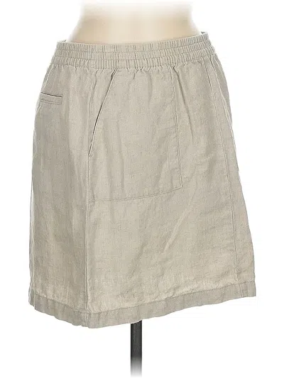 Pre-owned Garnet Hill Casual Skirt In Brown