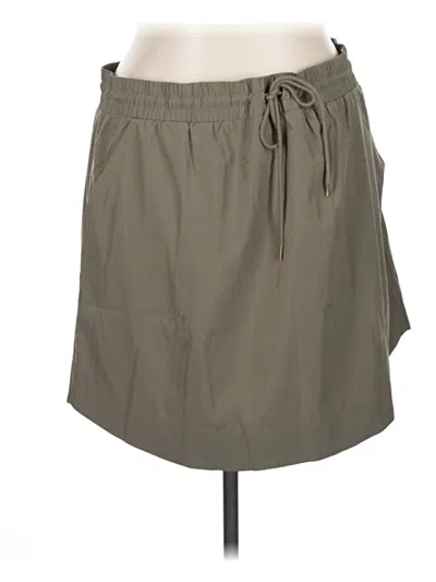 Pre-owned Garnet Hill Casual Skirt In Brown