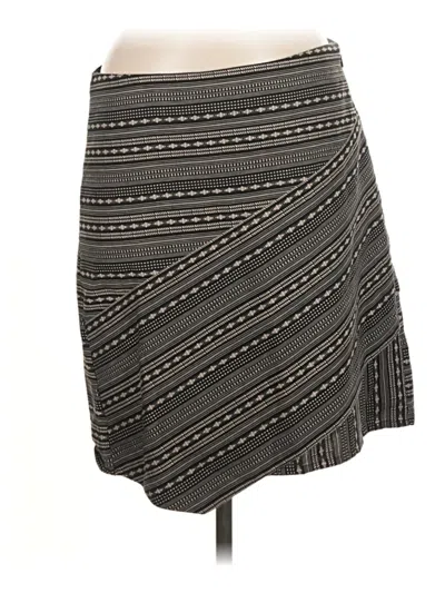Pre-owned Garnet Hill Casual Skirt In Gray