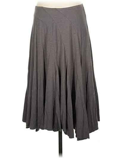 Pre-owned Garnet Hill Casual Skirt In Gray