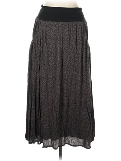 Pre-owned Garnet Hill Casual Skirt In Gray