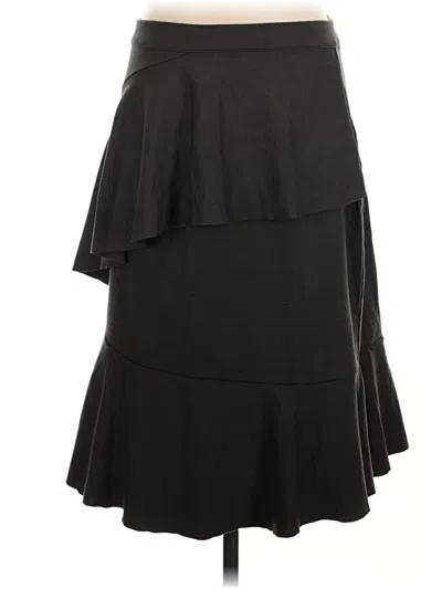 Pre-owned Garnet Hill Casual Skirt In Gray