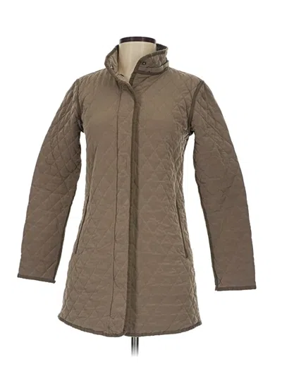 Pre-owned Garnet Hill Coat In Tan