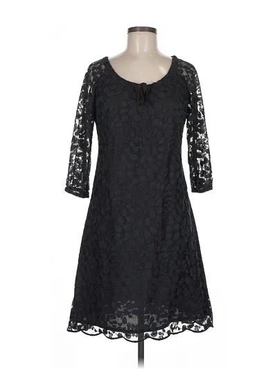 Pre-owned Garnet Hill Cocktail Dress In Black