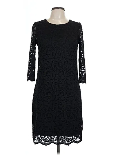Pre-owned Garnet Hill Cocktail Dress In Black