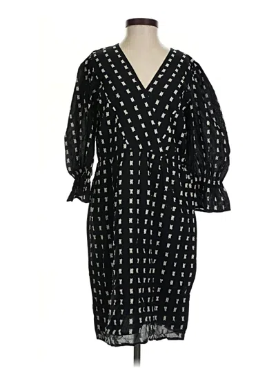 Pre-owned Garnet Hill Cocktail Dress In Black