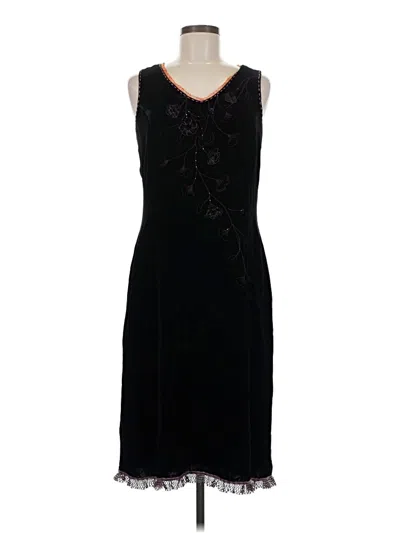 Pre-owned Garnet Hill Cocktail Dress In Black