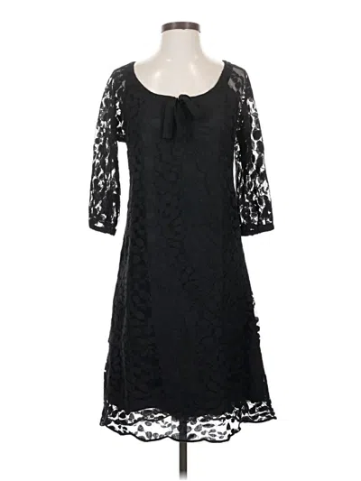 Pre-owned Garnet Hill Cocktail Dress In Black