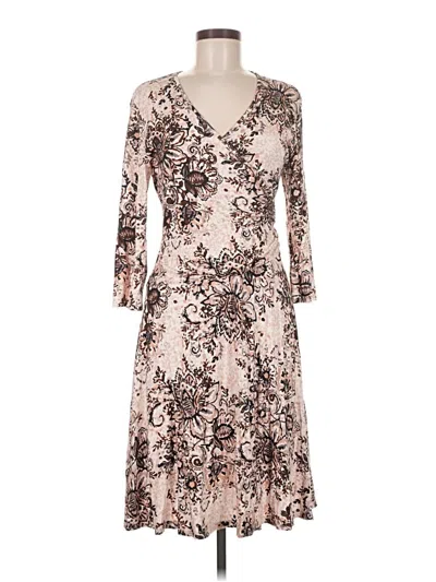 Pre-owned Garnet Hill Cocktail Dress In Brown