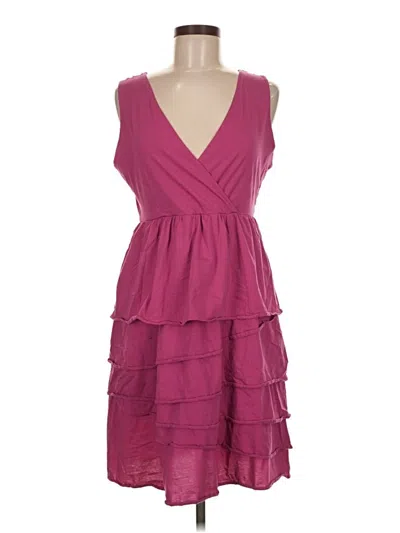 Pre-owned Garnet Hill Cocktail Dress In Burgundy