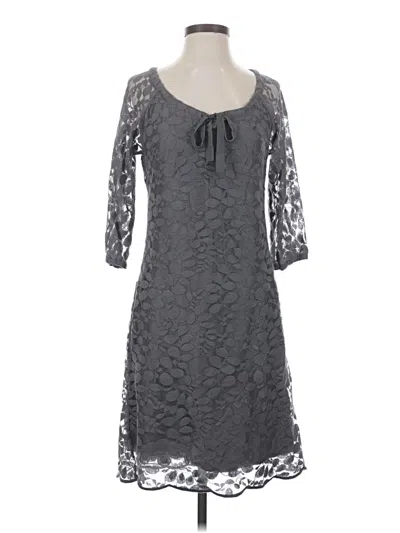 Pre-owned Garnet Hill Cocktail Dress In Gray