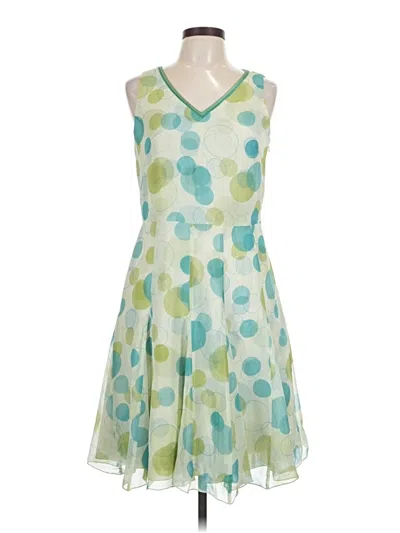 Pre-owned Garnet Hill Cocktail Dress In Green