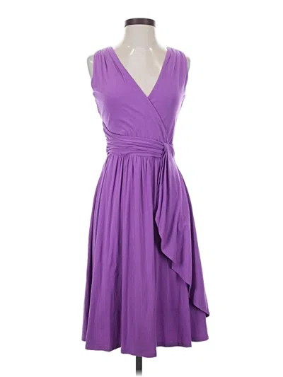 Pre-owned Garnet Hill Cocktail Dress In Purple