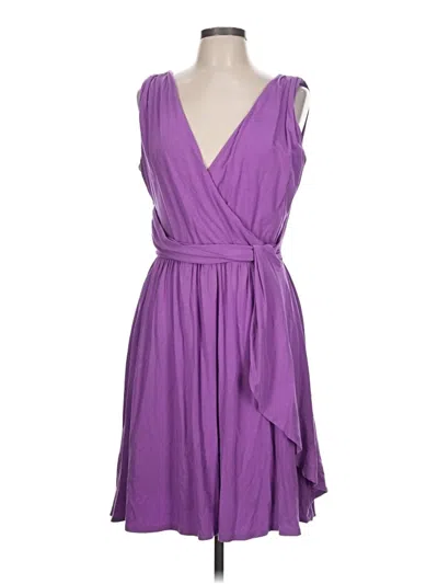 Pre-owned Garnet Hill Cocktail Dress In Purple