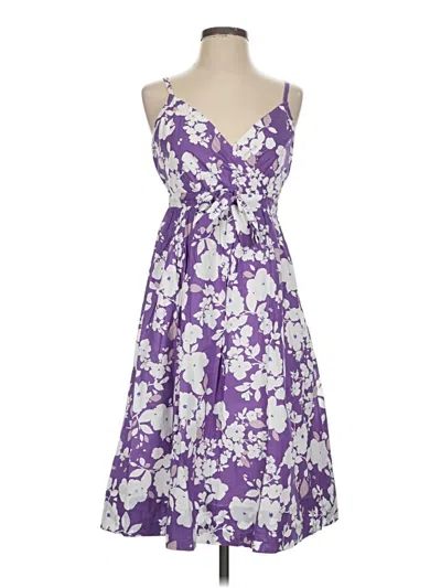Pre-owned Garnet Hill Cocktail Dress In Purple