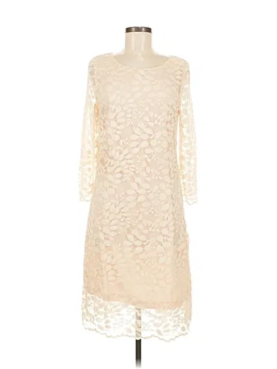 Pre-owned Garnet Hill Cocktail Dress In White