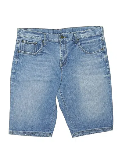 Pre-owned Garnet Hill Denim Shorts In Blue