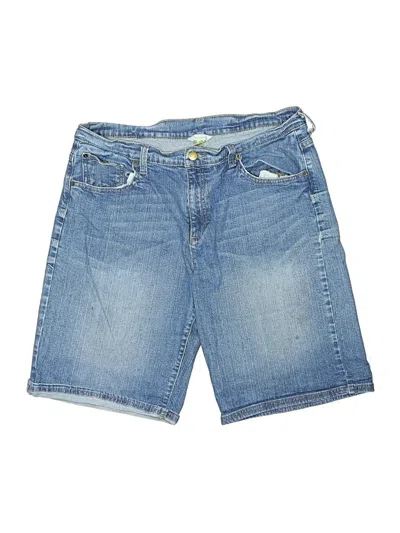 Pre-owned Garnet Hill Denim Shorts In Blue
