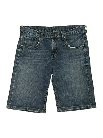 Pre-owned Garnet Hill Denim Shorts In Blue