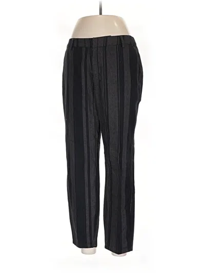 Pre-owned Garnet Hill Dress Pants In Black