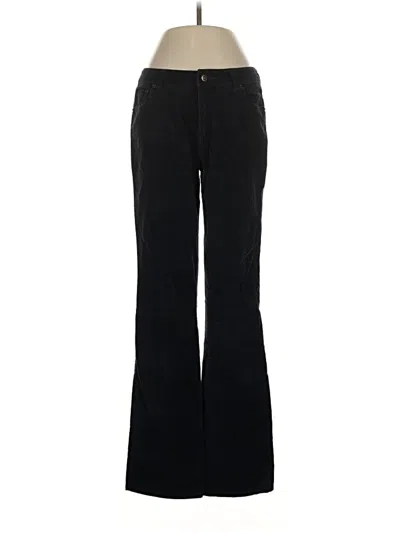 Pre-owned Garnet Hill Dress Pants In Black