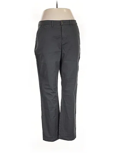 Pre-owned Garnet Hill Dress Pants In Gray
